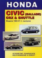Книга Honda Civic 84-91