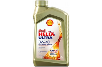 Синтетическое моторное масло SHELL Helix Ultra 0W-40, 1 л