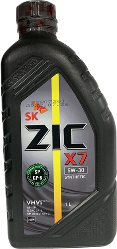 Масло моторное ZIC X7 5W30 1л.