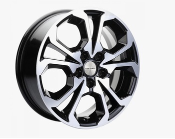 Диск Khomen Wheels 6.5 17 5*114.3 ET45 D54.1 KHW1711 Black-FP комплект 4шт