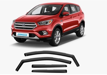 Дефлекторы на боковые стёкла  Ford KUGA 2012-2019г.CORSAR