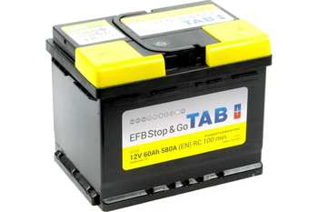 Аккумулятор 60A TAB EFB Stop&Go обратная пол.