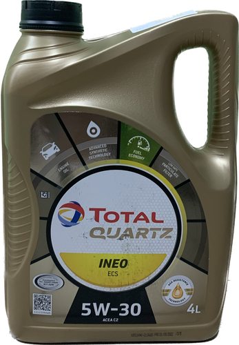 Синтетическое моторное масло TOTAL Quartz INEO ECS 5W30, 4 л