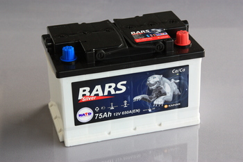 Аккумуляторная батарея BARS Silver 75.0 обр.
