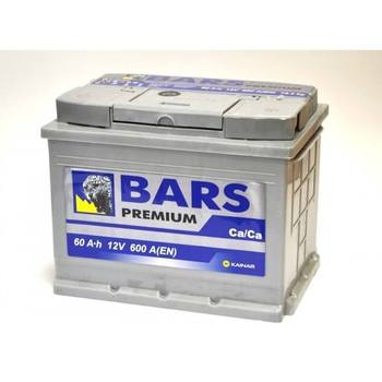Аккумуляторная батарея BARS Premium 60.0 прямая полярность