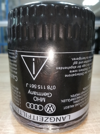 Фильтр масляный VAG  078115561J для автомобилей Audi, Volkswagen
