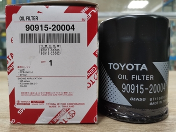 Фильтр масляный TOYOTA 9091520004 для бензиновых автомобилей Lexus GX / LX (238л.с.)