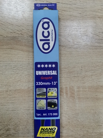 Щетка стеклоочистителя каркасная ALCA Universal Graphit 13 330 мм, 1 шт.