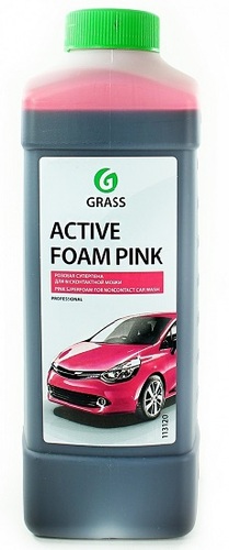 Автошампунь для безконт. мойки Active Foam Pink 1кг.