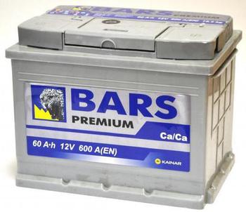 Аккумуляторная батарея BARS Premium 60 обр.пол.