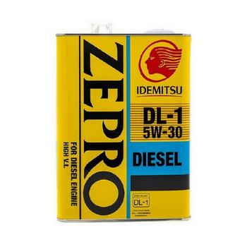 Полусинтетическое моторное масло IDEMITSU Zepro Diesel DL-1 5W-30, 4 л