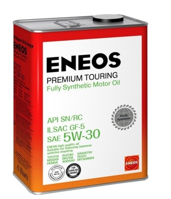 Синтетическое моторное масло ENEOS Premium Touring SN 5W-30, 4 л