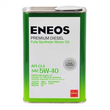 Синтетическое моторное масло ENEOS Premium Diesel CI-4 5W-40  1 л.