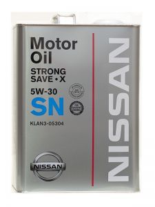Масло моторное Nissan SN Strong Save X 5W30 4л