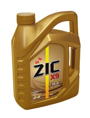 Синтетическое моторное масло ZIC X9  LS  5W-30, 4 л