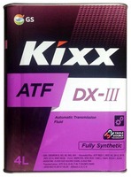 Масло трансмиссионное Kixx ATF DX-III, 4 л