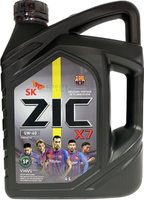 Синтетическое моторное масло ZIC X7 5W-40, 4 л