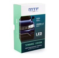 Комплект светодиодных ламп H7 MTF Dinamic Vision LED 28W 5500k кулер 2шт