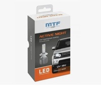 Комплект светодиодных ламп H3 MTF Active Night LED 18W 6000k 2шт