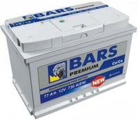 Аккумуляторная батарея BARS Premium 77 прямая пол.