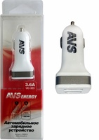 АЗУ универ.AVS UC-323  2USB 3,6 A