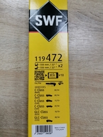 Щетка стеклоочистителя бескаркасная SWF VisioFlex 119-472  550 мм / 550 мм, 2 шт.