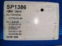 Дисковые тормозные колодки передние SANGSIN BRAKE SP1386 для Toyota, Lexus (4 шт.)