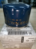 Масляный фильтр Nissan 1520800Q0H для Renault Duster (2012->) / NissanTerrano III (2014 ->) / (бензин)