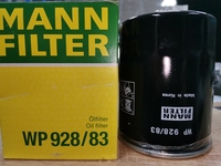 Масляный фильтр MANN WP928/83 для Mitsubishi PAJERO SPORT/ L200 / 2.5 DIZ / (<--2015)