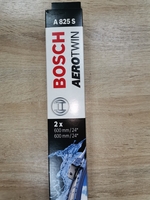 Щетка стеклоочистителя бескаркасная Bosch Aerotwin A825S (арт.3397009825). 600 мм,/ 600мм. 2 шт. для Mercedes Benz E-CLASS (W212), C-CLASS (W204)