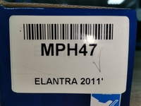 Дисковые тормозные колодки передние MANDO MPH47 для Hyundai Elantra MD, Hyundai Veloster, Kia Ceed (4 шт.)