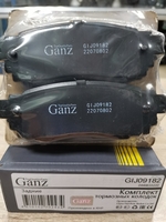 Дисковые тормозные колодки задние GANZ GIJ09182 для Toyota Camry (2018 ->) / Rav4 (2019->) (4 шт.)