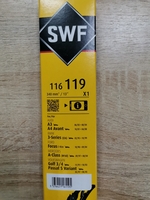 Щетка стеклоочистителя каркасная SWF Das Original 116119 340 мм, 1 шт.