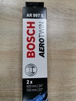 Щетка стеклоочистителя бескаркасная Bosch Aerotwin AR997S 600 мм / 550 мм, 2 шт.для Opel ZAFIRA A / Opel MERIVA A