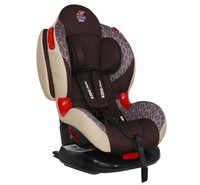 Автокресло группа 1/2 (9-25 кг) Kids Planet Atlas isofix  шоколадные соты