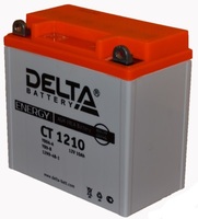 Аккумулятор мото 10А Delta CT1210 (YB9A-A, YB9-B, 12N9-4B-1YB9A-A, YB9-B, 12N9-4B-1)