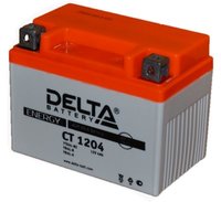 Аккумулятор мото 4А Delta CT1204 (YB4L-B, YB4L-A, YTX4L-BS)