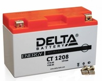 Аккумулятор мото 8А Delta CT1208 (YT7B-BS, YT7B-4YT7B-BS, YT7B-4)
