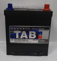 Аккумулятор 45A TAB POLAR JIS MF обр. тонк клеммы новый корпус Аккумулятор 45A TAB POLAR JIS MF обр. тонк клеммы новый корпус