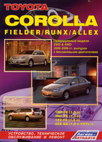 Книга Toyota Corolla/Fielder/Runx c 2000