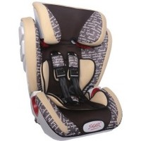 Автокресло группа 1/2/3 (9-36 кг) Siger Индиго Isofix коричневый ромб