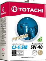 Масло моторное TOTACHI 5W40 CJ-4/SM Premium Diesel синт. 4л. Масло моторное TOTACHI 5W40 CJ-4/SM Premium Diesel синт. 4л.