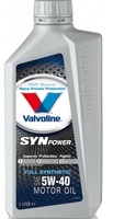 Синтетическое моторное масло VALVOLINE SynPower 5W-40, 1 л