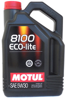 Синтетическое моторное масло Motul 8100 Eco-lite 5W30, 4 л