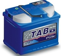 Аккумулятор 66A TAB POLAR BLUE прям.