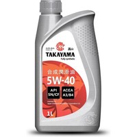 Масло моторное TAKAYAMA 5W40 SN/CF 1л. (пластик бутылка)
